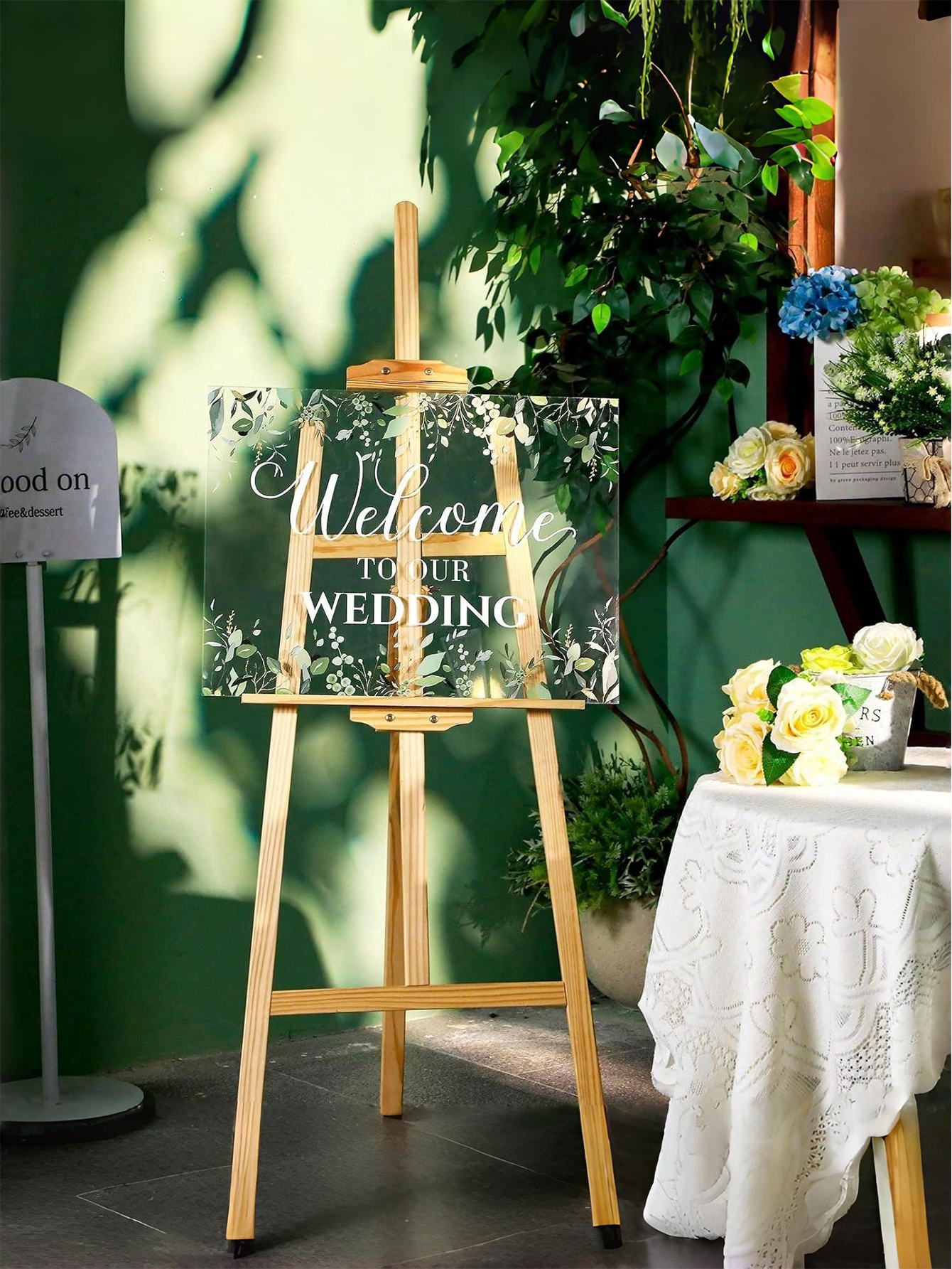 Custom Wedding Acrylic Welcome Sign